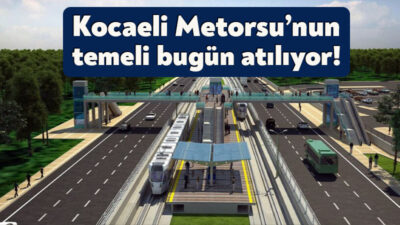 Körfezray Metrosu'nun temeli bugün atılacak. Törene Ulaştırma Bakanı Abdulkadir Uraloğlu