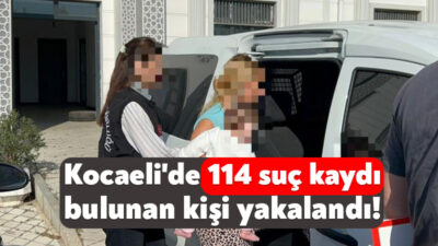 Kocaeli'de 300 bin TL değerinde ziynet eşyası çalan kadın, yapılan