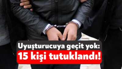 Kocaeli’de emniyet ve jandarma ekiplerinin uyuşturucuya karşı gerçekleştirdiği bir haftalık