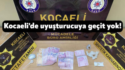 Kocaeli Emniyet Müdürlüğü'nün Gebze ve İzmit ilçelerinde düzenlediği operasyonlarda 7