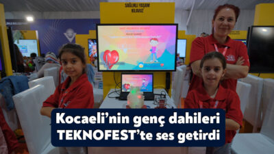 Kocaeli Büyükşehir Belediyesi’ne bağlı Gazi Akçakoca Bilgievi’nde öğrenim gören öğrenciler,