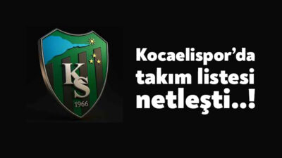 İlk transfer döneminin bitimiyle birlikte Kocaelispor’un ligin ilk yarısındaki futbolcu