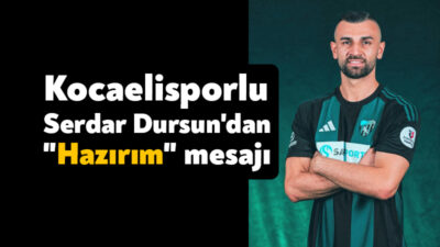 Kocaelispor'a transfer olan golcü oyuncu Serdar Dursun, "Terimin son damlasına