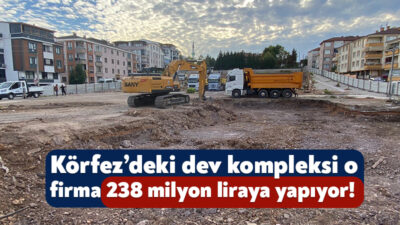 Körfez Belediyesi temmuz ayında ilçeye yeni bir spor tesisi kazandırmak