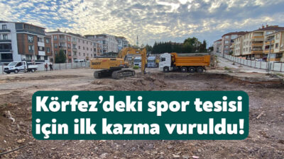 Körfez Belediyesi tarafından hayata geçirilecek olan spor salonu, hem sporcular