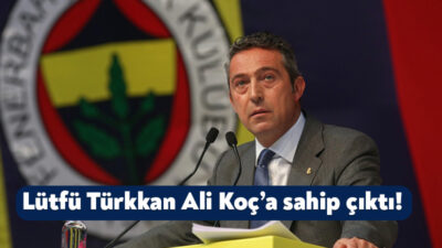İYİ Parti Kocaeli Milletvekili Lütfü Türkkan, Ali Koç’a sosyal medya