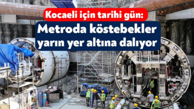 Kocaeli’de şehir içi ulaşıma yeni bir boyut kazandıracak Körfezray Metrosu’nda