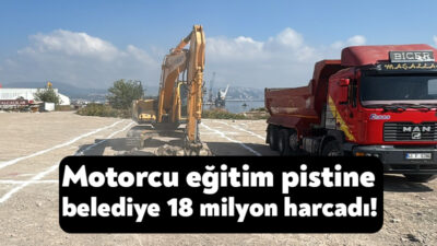 Başiskele Belediyesi’nin nisan ayında çıktığı ancak sonrasında iptal ettiği motorcu