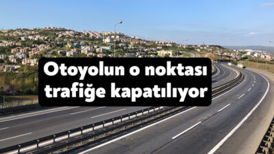 TEM otoyolu Doğu İzmit Kavşağı-Kandıra Kavşağı arası İstanbul istikametinde üstyapı