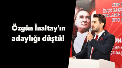 CHP Kartepe'nin genç isimlerinden Özgün İnaltay ilçe başkanlığına adaylığını açıklamıştı.