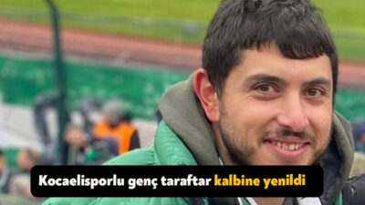 Kocaelispor tribünlerinden geniş bir kesim tarafından tanınan, 32 yaşındaki Çağatay