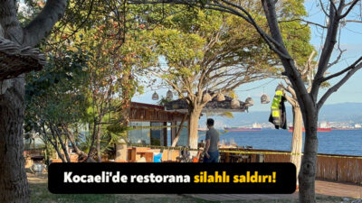 Kocaeli'de bulunan bir restoran, kimliği belirsiz kişi veya kişiler tarafından
