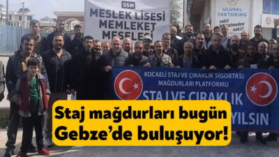 Staj ve Çıraklık mağdurları seslerini duyurmak için iki farklı ilde