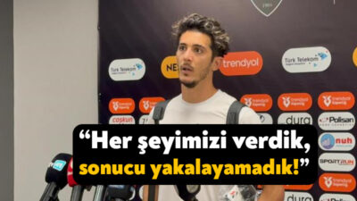 Kocaelisporlu oyuncu Tayfur Bingöl, Çaykur Rizespor maçının ardından yaptığı