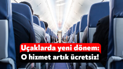 Ulaştırma ve Altyapı Bakanı Abdulkadir Uraloğlu, yaptığı açıklamada uçaklarda suyun