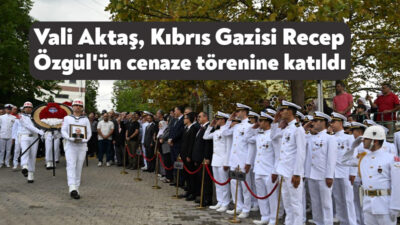 Gölcük Nüzhetiye Köy Cami’nde gerçekleştirilen cenaze töreninde gazimizin ailesi ve