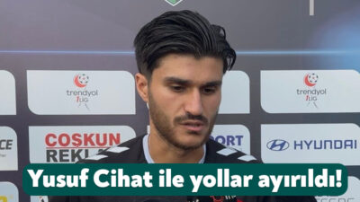 Kocaelispor’da Yusuf Cihat Çelik’in sözleşmesi karşılıklı olarak yapılan anlaşma sonrasında