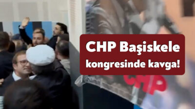 CHP Başiskele ilçe kongresinde, başkan adayı Uğur Falay'ın konuşması sırasında