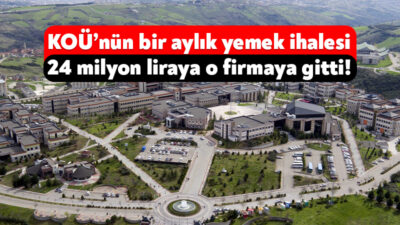 Kocaeli Üniversitesi, öğrencilerin ve personelin yemek ihtiyacını karşılamak amacıyla eylül