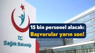 Sağlık Bakanlığı 15 bin 247 personel almak için Resmi Gazete’de