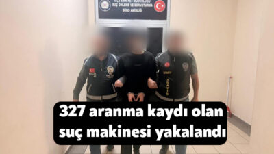 Kocaeli’de 11 farklı suçtan 327 aranma kaydı ve 30 yıl