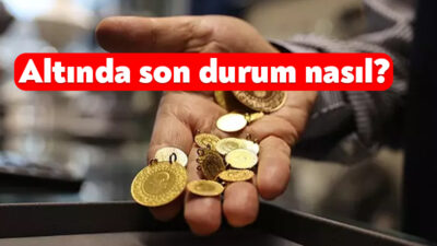 Haftanın son işlem gününde altın piyasasında gerileme dikkat çekti. 4