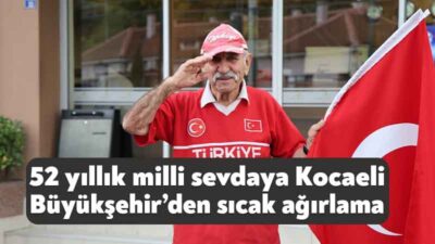 Kocaeli Büyükşehir Belediyesi, 52 yıldır A Milli Takım’ın peşinden koşan