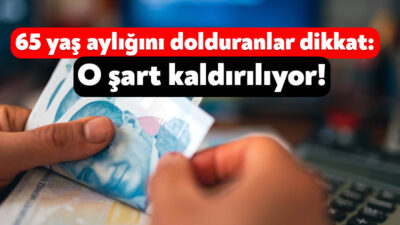 65 yaşını doldurmuş vatandaşlara yönelik olarak hükümet yeni bir adım