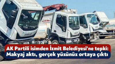 AK Parti İzmit Belediye Meclis Üyesi Köksal Gümüş, İzmit Belediyesi’nin