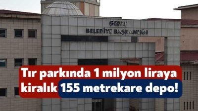 Gebze Belediyesi, Barış Mahallesi Nakliyeciler Sitesi’ndeki tır parkında yer alan