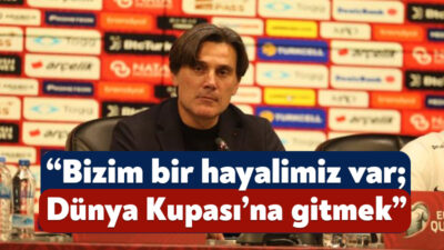 A Milli Futbol Takımı Teknik Direktörü Vincenzo Montella, Gürcistan maçında