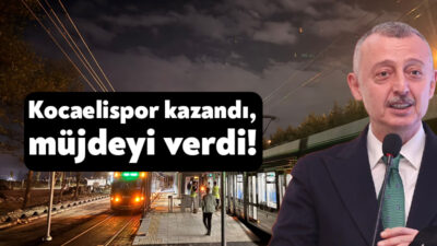 Kocaeli Büyükşehir Belediye Başkanı Doç.Dr. Tahir Büyükakın, Eyüpspor galibiyetinin ardından
