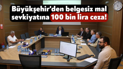 Kocaeli Büyükşehir Belediyesi’nin haftalık olağan encümen toplantısı Genel Sekreter Hayri