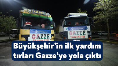 Kocaeli Büyükşehir Belediyesi, İsrail soykırımına maruz kalan kardeş şehri Gazzelilere