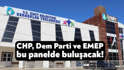 Emek Partisi Kocaeli İl Örgütü tarafından İzmit Dernekler Yerleşkesi’nde Ortadoğu’da