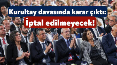 CHP’deki 38’inci olağan kurultay ve 21’inci olağanüstü kurultayın iptali için