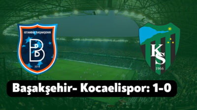 Trendyol Süper Lig’in 11.haftası bugün İstanbul’da açılıyor. Kocaelispor, Medipol Başakşehir