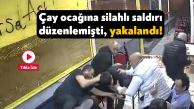 Kocaeli'nin İzmit ilçesinde çay ocağında bir kişiyi silahla yaralayan saldırgan,
