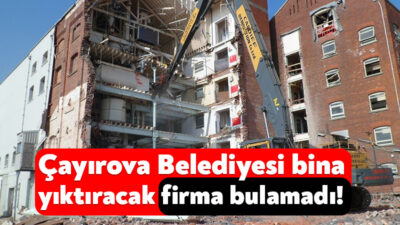 Çayırova Belediyesi 7 Ekim’de kaçak binaların yıkım işi için ihaleye