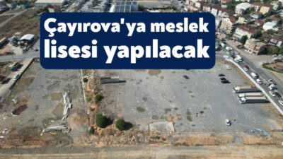 Kocaeli'nin Çayırova ilçesinde bir hayırseverin desteğiyle 24 sınıflı mesleki ve