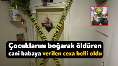 Kocaeli'nin Körfez ilçesinde 10 ve 13 yaşlarındaki iki çocuğunu boğarak