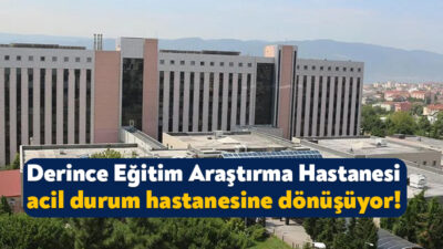 Sağlık Bakanlığı, Derince Eğitim ve Araştırma Hastanesi için harekete geçti.