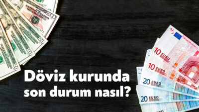 Döviz kuru piyasasında yaşanan gelişmeler yakından takip ediliyor. Yeni haftanın