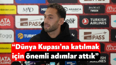 A Milli Futbol Takımı Kaptanı Hakan Çalhanoğlu, Gürcistan maçında averaj