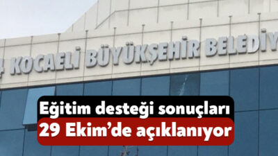 Kocaeli Büyükşehir Belediyesi tarafından, 2025–2026 eğitim öğretim yılı için sağlanacak