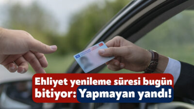 İçişleri Bakanı Ali Yerlikaya, ehliyet yenileme dönemi için son tarihin