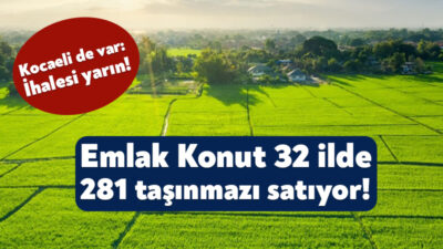 Emlak Konut tarafından Kocaeli’nin de aralarında olduğu 32 ilde 281