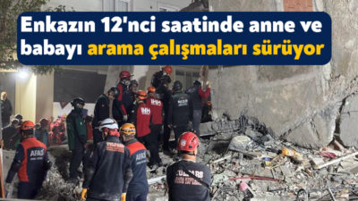Kocaeli'nin Gebze ilçesinde çöken ve 2 çocuğun cansız bedenine