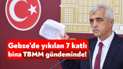 DEM Parti Kocaeli Milletvekili Ömer Faruk Gergerlioğlu, Kocaeli'nin Gebze ilçesinde