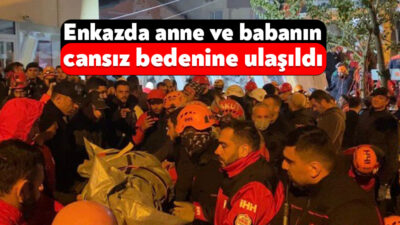 Kocaeli'nin Gebze ilçesinde çöken binada son olarak kalan annenin de